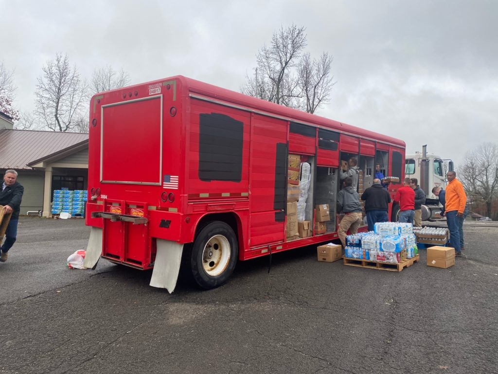 Pleasant View Church Delivers Food To Dawson Springs 104.3 The River