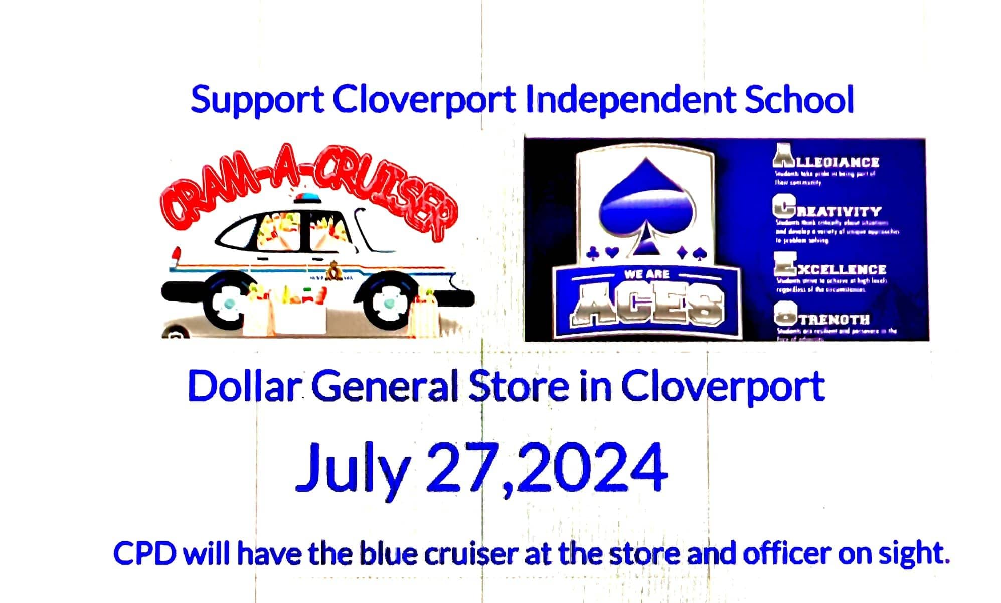 Cloverport Police Planning "Cram A Crusier" Event For July 27th 104.3 The River