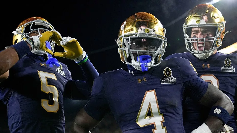 Notre Dame routs Indiana in College Football Playoff to set up Sugar