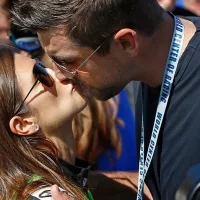 danica20patrick20aaron20rodgers20kiss20ap573550