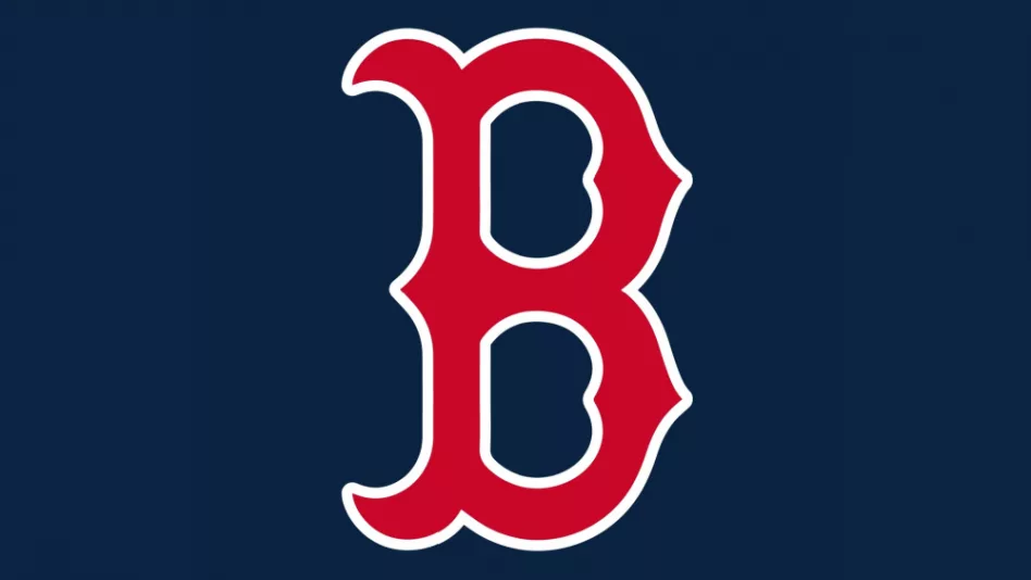 Red Blue B Boston Letters Sports Baseball Team Red Sox Logo