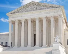 US Supreme court building on the capitol hill in Washington DC^ United States of America