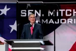 Senator Mitch McConnell (R-KY) addresses the Republican National Convention at the Quicken Arena in Cleveland^ Ohio Cleveland Ohio^ USA^ July 19^ 2016