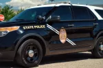 New Mexico State Police cruiser at New Mexico State Police station Alamogordo NM 88310. 18 June 2021
