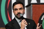 NY Assembly member Zohran Mamdani speaks at the city mayoral candidates forum held by Reverend Al Sharpton at 2025 annual NAN Convention at Sheraton Times Square. New York^ NY - April 3^ 2025