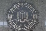 F.B.I. seal of the Department of Justice/Federal Bureau of Investigation located outside the J. Edgar Hoover F.B.I. Building in downtown Washington^ DC
