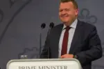 Danish Prime Minister Lars Loekke Rasmussen in Copenhagen^ Denmark - April 09^ 2018