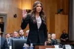 Secretary Kristi Noem during Dept. of Homeland Security 2026 budget hearing WASHINGTON^ DC^ UNITED STATES - MAY 20^ 2025