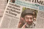 British newspapers report Iran has chosen Ayatollah Ali Khamenei's son^ Mojtaba Khamenei as new supreme leader Nottinghamshire^ UK 09 March 2026
