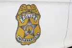 The exterior of an Indianapolis Metropolitan Police car in Indianapolis^ Indiana on June 13^ 2024. IMPD is the law enforcement agency for the city of Indianapolis.