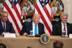 President Donald J trump delivers remarks on Making Health Technology Secretary Robert F. Kennedy^ Jr^ Dr. Oz in Washington DC on july 30th 2025