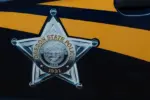 Oregon State Police star on the police car Salem^ Oregon^ USA - May 28th^ 2022