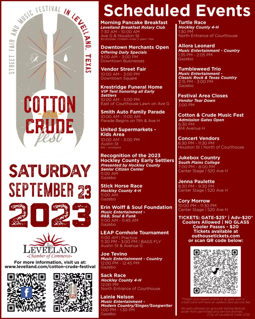 Cotton crude fest the red dirt rebel lubbock tx