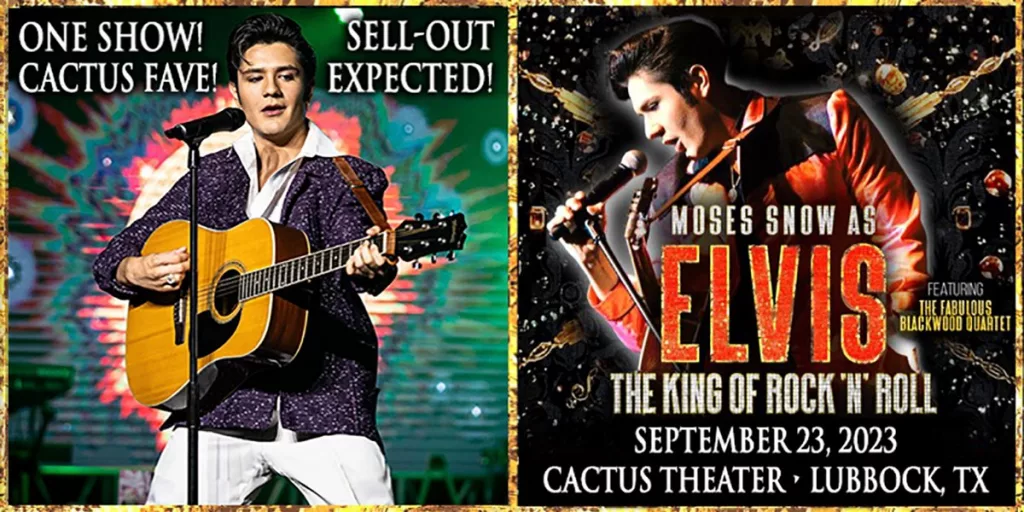 Moses Snow as Elvis King of Rock 'n' Roll w/The Fabulous Blackwood Quartet | The Red Dirt Rebel - Vimarsana News