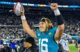 Jaguars QB Trevor Lawrence at TIAA BANK FIELD JACKSONVILLE FLORIDA