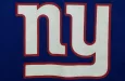 The logo of New York Giants on the home Jersey - National Football League