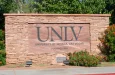 Las Vegas^ Nevada - July 4 2020: UNLV Sign