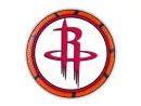 Houston Rockets emblem; American professional basketball team based in Houston^ Texas.