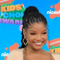 Halle Bailey at the Nickelodeon 2023 Kids Choice Awards at Microsoft Theater. LOS ANGELES^ CA - MAR 4^ 2023