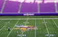 Interior view of U. S. Stadium in Minnesota^ SKOL Vikings MINNEAPOLIS^ MN -November 14 2018