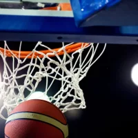 basketball going through hoop