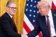 President Donald Trump and U.K. Prime Minister Keir Starmer hold a joint press conference at the White House. WASHINGTON – Feb 27^ 2025