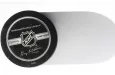 Official game puck from NHL^ National hockey league^ USA. MOTALA^ SWEDEN- 8 FEBRUARY 2022