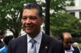Senator Alex Padilla (D-CA) while Secretary of State for California^ speaks at the annual Muslim Day at the Capitol event in Sacramento – April 24^ 2017