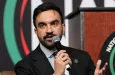 NY Assembly member Zohran Mamdani speaks at the city mayoral candidates forum held by Reverend Al Sharpton at 2025 annual NAN Convention at Sheraton Times Square. New York^ NY - April 3^ 2025