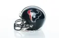 Houston Texans NFL club riddell helmet replica on white background.