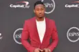 Stefon Diggs at the 2018 ESPY Awards at the Microsoft Theatre LA Live LOS ANGELES^ CA - July 18^ 2018