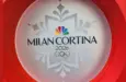 Milan Cortina 2026 Winter Olympic Games sign promotion^ NBC^ Italy^ logo^ National Broadcasting Company