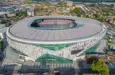 Aerial image of Tottenham Hotspur Stadium. London. United Kingdom. 08.15.2023