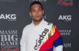 NFL RB James Conner attends the Maxim Big Game Experience at the Fairmont Atlanta on February 2nd^ 2019 in Atlanta Georgia USA