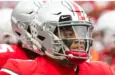 Justin Fields #1 - NCAA Division 1 Football University of Maryland Terrapins Vs. Ohio State Buckeyes on November 11th 2019 at Ohio State Stadium in Columbus^ Ohio USA
