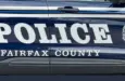Fairfax County Police department sign decal on vehicle. Fairfax is a county in Northern Virginia. MCLEAN^ VIRGINIA - AUGUST 16^ 2024