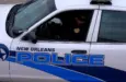 NOPD Police car in the streets of New Orleans - NEW ORLEANS^ LOUISIANA - APRIL 17^ 2016