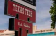 Texas Tech University NCAA Football Jones ATT Stadium Red Raiders logo Lubbock^ Texas - June 5^ 2021