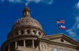 Texas State Capitol Building - The pink marble granite Texas Capitol building is located at the end of Congress Avenue in downtown Austin^ Texas.