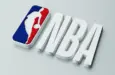 NBA league logo on white background