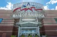 Mall of America main entrance^ on July 28^ 2013^ in Minneapolis^ MN. The largest mall in the United States^ occupying 5.6 million square feet^ or 520^000 square meters