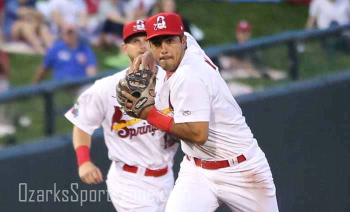 Tommy Edman making his way as a utility player for the Springfield  Cardinals