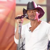 Tim McGraw performs at the Toyota Concert Series on the Today Show at Rockefeller Plaza on May 23^ 2014 in New York City.