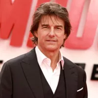 Tom Cruise attends the UK Premiere of "Mission: Impossible - Dead Reckoning Part One" at Odeon Luxe Leicester Square in London^ England. London^ United Kingdom - June 22^ 2023