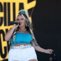 Priscilla Block performs in concert on April 5^ 2024 in Fort Lauderdale^ Florida as part of the Tortuga Music Festival.