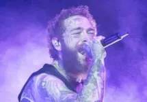 Post Malone performs at Bonnaroo music festival Manchester^ Tennessee USA - 06-15-2024