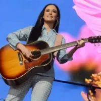 Country superstar singer Kacey Musgraves performs at the 2018 Farm Aid Benefit Concert. Hartford^ CT - September 22^ 2018