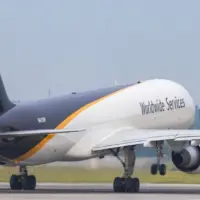 UPS Airlines Boeing 757-24APF REG: N433UP at Vaclav Havel Airport Prague. From Prague to Budapest. UPS Airlines is a major American cargo airline based in Louisville^ Kentucky.