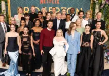 Cast and crew attend Netflix Bridgerton season 3 premiere at Alice Tully Hall in New York on May 13^ 2024