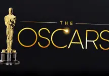 The words "Oscars"on a black LED billboard advertising. are awards for artistic and technical merit for the American film industry. Oscars ceremony held at the Dolby Theatre